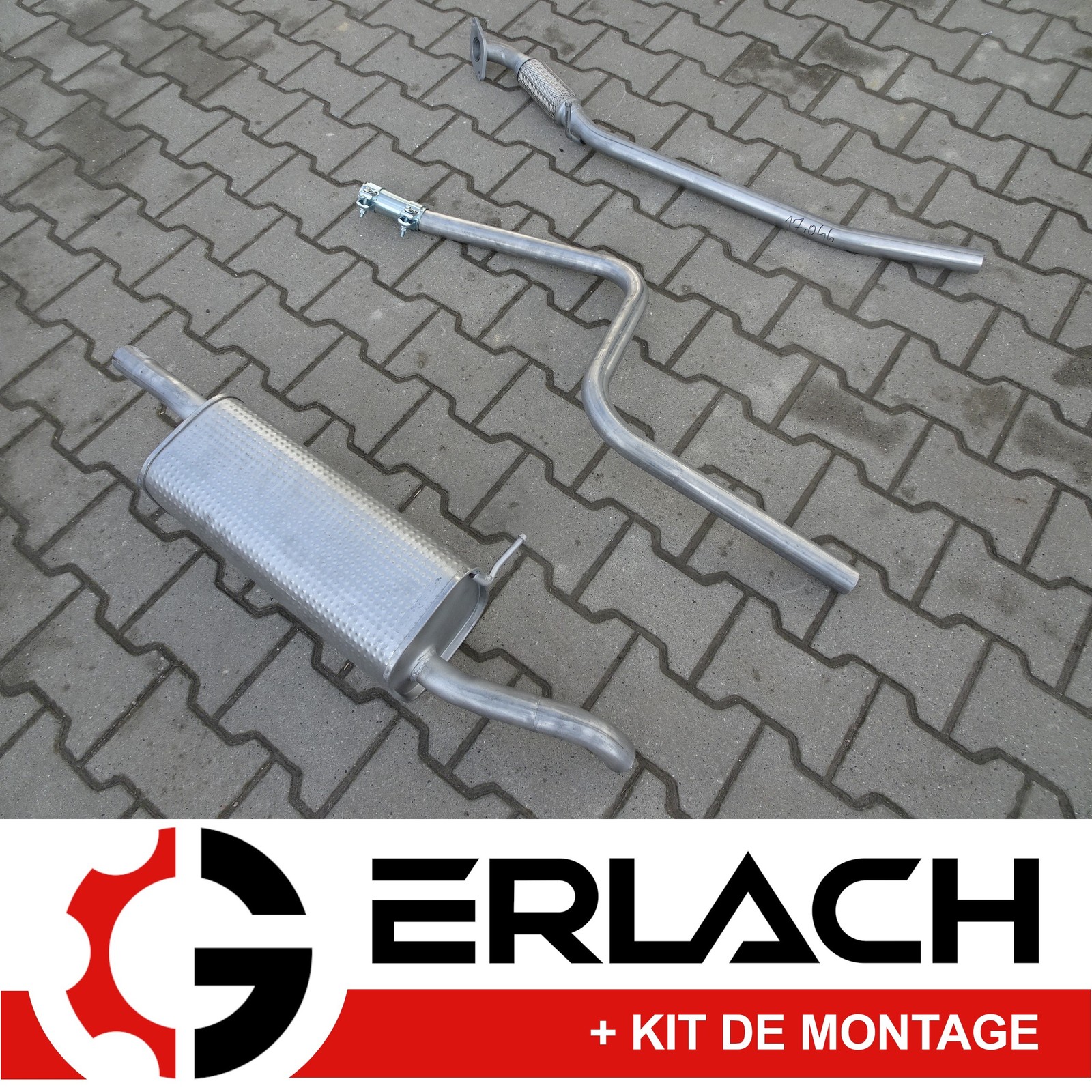 Echappement Ford Fusion 1.4i 16V pour reparation et passage controle technique