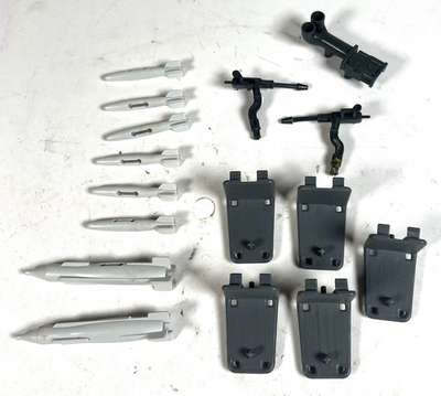 #ad GI Joe Tomahawk Parts Lot Missiles Etc $31.14