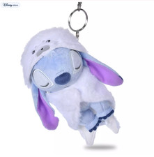 Disney Store Japan Stitch plush Key Chain DISNEY PAJAMA STYLE