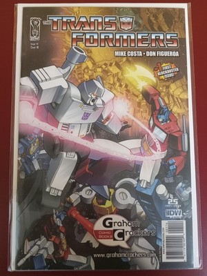 Transformers #1 (IDW 2009) -Retailer Excl. Graham Crackers Variant -VF/NM -Rare!
