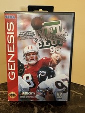 NFL Quarterback Club 96 (Sega Genesis) Very Good Condition CIB Tested Working