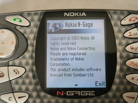 NOKIA N Gage console gray Classic first edition Unlocked