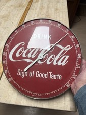 VINTAGE COCA COLA 'SIGN of GOOD TASTE' 12