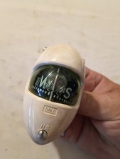 Vtg Hull Dash Mounted Auto Compass Tested Green White Cadillac Olds Ford Dodge Vtg Hull Dash Mounted Auto Compass Tested Green White Cadillac Olds Ford Dodge