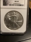 2008 American Silver Eagle Coin - NGC MS69