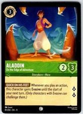 Aladdin - On the Edge of Adventure 81/204 Common Winterspell Lorcana Near Mint
