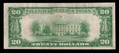 1929 $20 TY-1 THE F NB OF SHARON PA - Picture 2 of 3