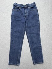 Everlane The Original Cheeky Jean Womens 27 Blue Med Wash High Rise Straight