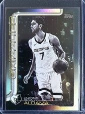 SANTI ALDAMA #187 BLACKOUT PARALLEL 2025-26 Topps MINT OR BETTER