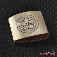 Exquisite Brass Habaki Collar Clip For Japanese Samurai Sword Katana Wakizashi