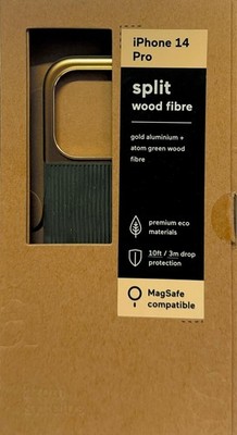 Atom Studios - Split Wood Fibre Phone Case with Magsafe for Apple iPhone 14 Pro