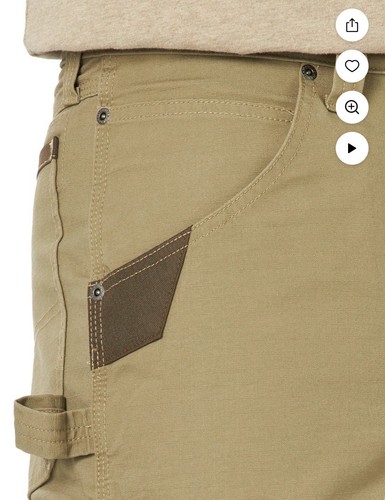 WRANGLER - SIZE: 32 X 32 - Bark Workwear Ranger Cargo Pant W/9 Tool Pockets-NEW! - 第 9/10 張圖片
