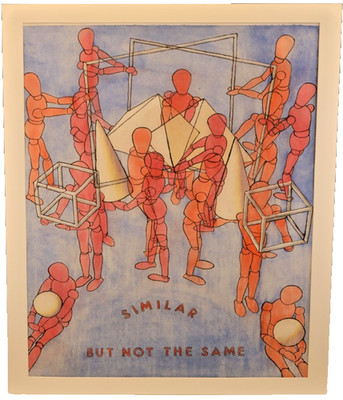 Derek Carruthers (1935 2021)  Similar But Not The Same    Dated 1978