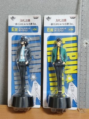 Lupine the Third Ballpoint Pen Figure Slim Stand Jigen Set Lot of 2