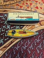 1999 Schylling Collector Series Tin Speedboat "Dragon Fly" Limited Edition