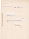 Letter Signed by Angelo Ambrosini was an aviator , WW1 Pilot.