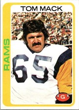 Tom Mack 1978 Topps #80 Los Angeles Rams