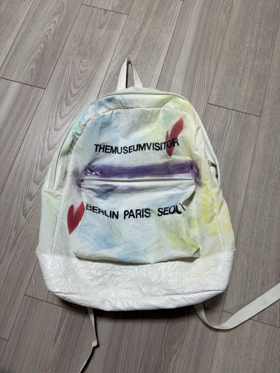 ★THE MUSEUM VISITOR★ SPRAY PRINTED BACKPACK 14813 THE MUSEUM VISITOR ] Spray Printed Backpack - Multi