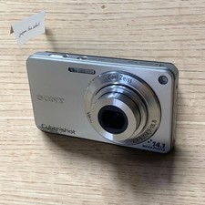 Sony Cyber Shot DSC-W350 Silver Digital Camera 14.1MP 4x Zoom 2.7in LCD Japanese