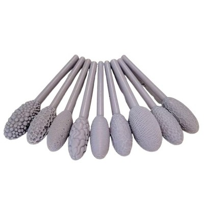 Texture Tool Set for Art Projects, 10 Piece Oval Pattern Rollers Kit, Modelin...