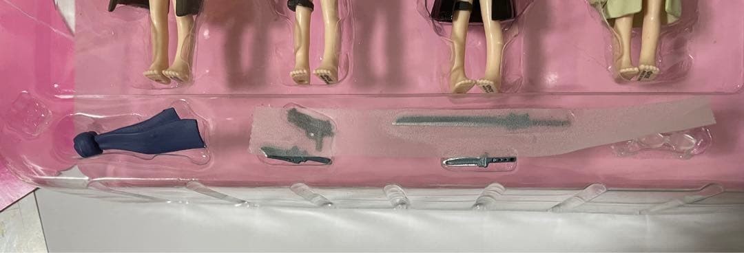 Konami Figumate Sweet Snake Figure Set of 4 Metal Gear Solid 4 w