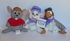 Disney Mini Bean Bag Plush Set of 3 Rescuers BERNARD BIANCA ORVILLE