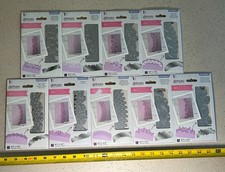 Crafter's Companion Gemini Edge'ables paper Die lot of 9 NEW SEALED scrapbook