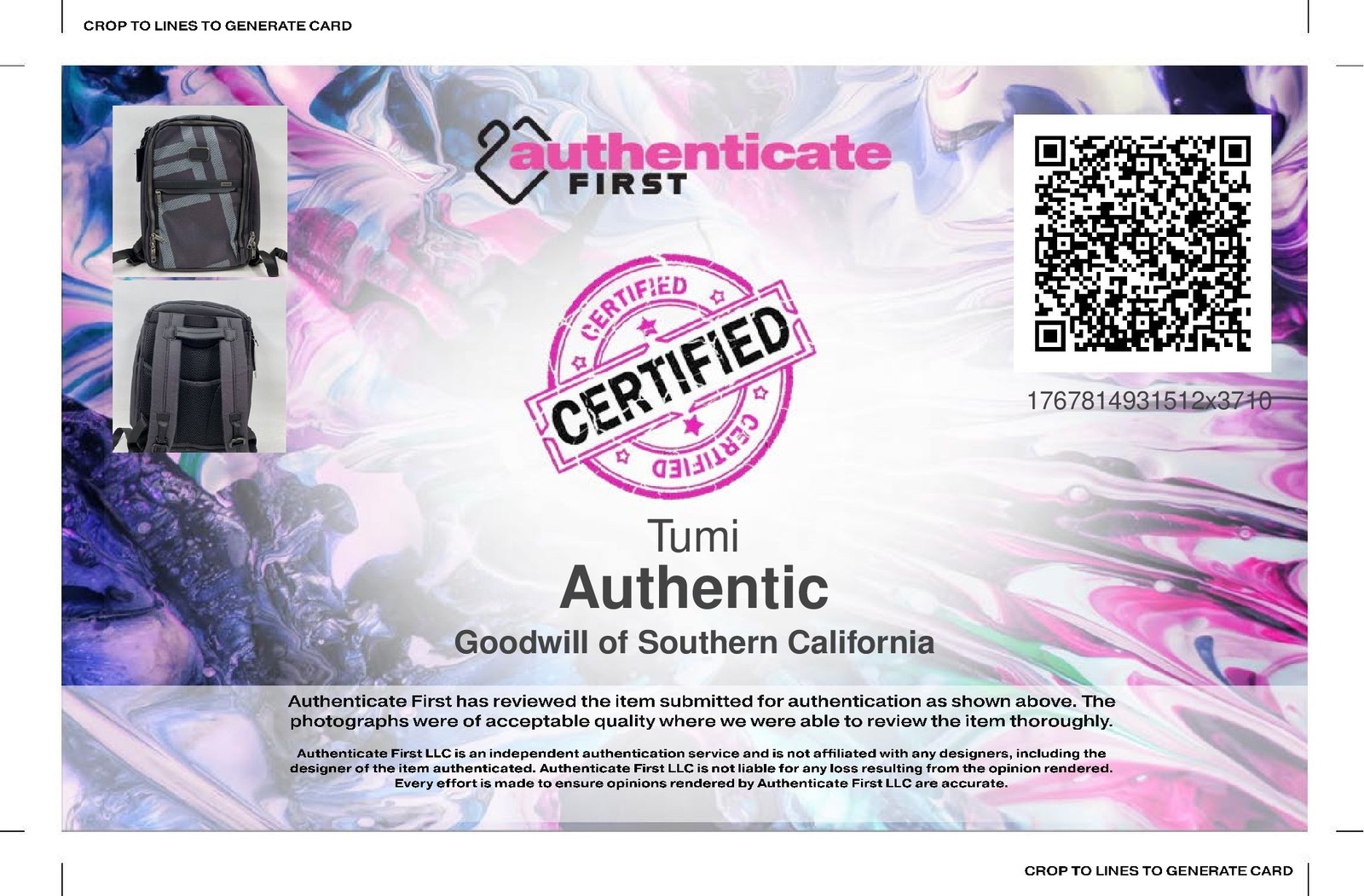 TUMI Alpha Black Slim Backpack - image 11