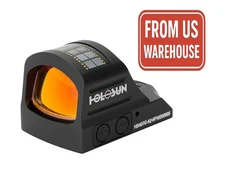 HOLƟSUN HS407C X2 Red Dot 2 MOA Reflex Sight W/ Tool & Cloth SOLAR POWERED.