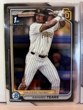 2024 Bowman Draft Chrome - 1st  KAVARES TEARS  #BDC-57 (RC) & 2 BONUS FIRSTS