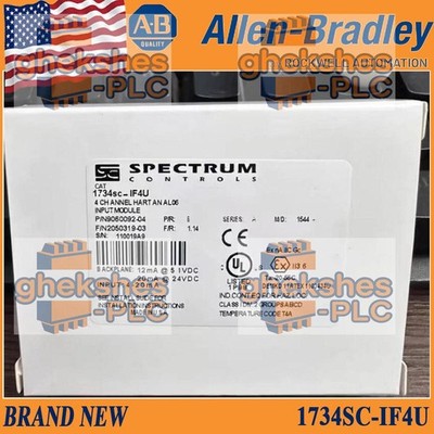 Brand New AB 1734SC-IF4U SER A Spectral Control 4 CH Universal Analysis Input US