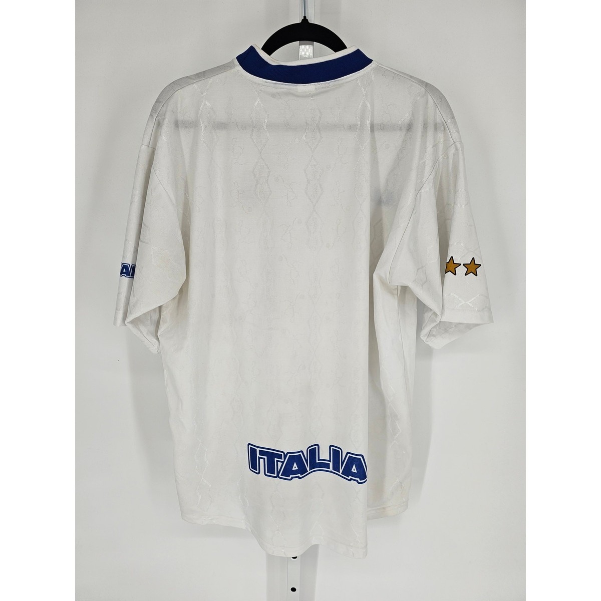 Vintage Italy Jersey Mens XL Blue Home 2000-2002 World Cup Italia