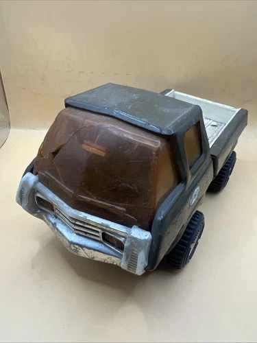 Vintage 1970's Tonka G-452-8 Army Pick Up Truck Jeep Pressed Steel. READ - dirty