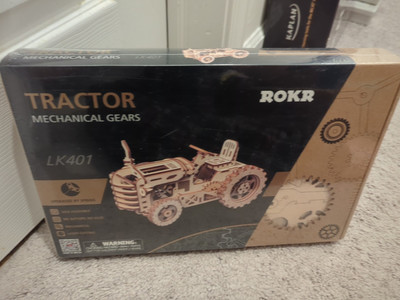 ROKR Tractor Mechanical Gears 3D Wooden Model LK401