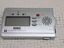 KORG Chromatic Tuner GA-30 Guitar Bass- Tested, new batteries