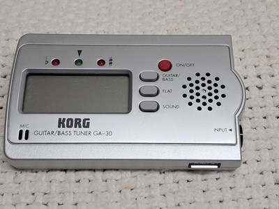 KORG Chromatic Tuner GA-30 Guitar & Bass- Tested, new batteries