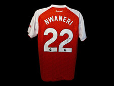 Ethan Nwaneri 25/26 Arsenal Signed AFC Football Shirt COA