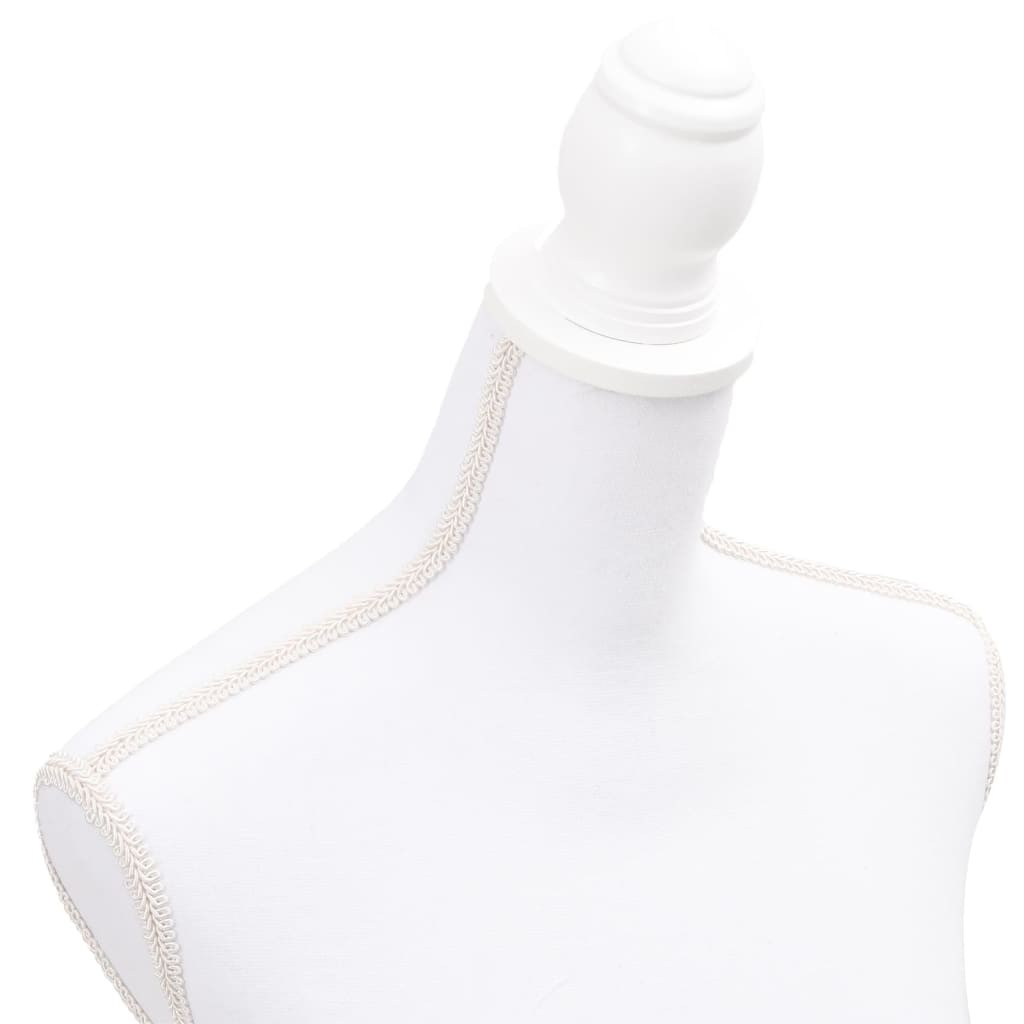 Busto Donna Bianco per Negozio | Manichino Sartoriale Vetrina Offerta - 3