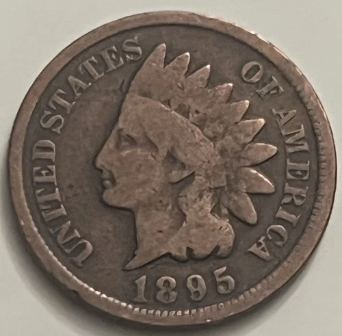1895 Indian Head Cent VG Details BN141