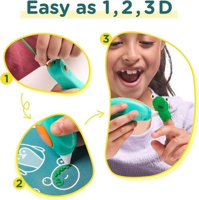 3Doodler Start 3D Druckstift Kinder 72 Filament Farben 2 Jahre