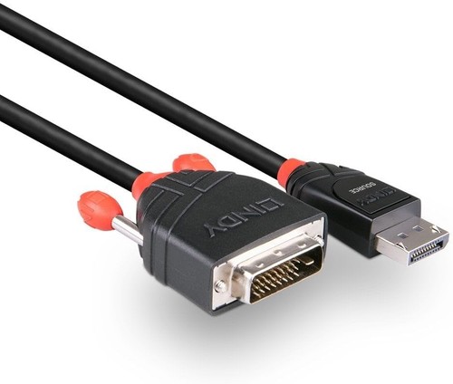 LINDY 36270 0.5 m HDMI to DVI Cable, Line - Black - Picture 4 of 5
