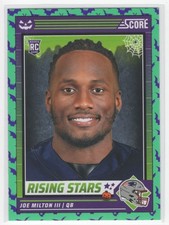 #28 Joe Milton III 2024 Score-A-Treat Rising Stars Green Bats RC New England