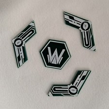 Android: Netrunner LCG Weyland Consortium Click Tracker Tokens Rare FFG Promo OP