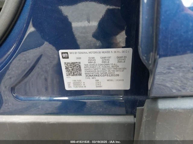 2023 Chevrolet Equinox Shifter Handle Used FWD 1.50L OEM 51000 Miles - Image 4 of 4