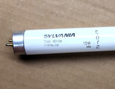 New Sylvania F15T8/CW 15W T8 4200K 18" Fluorescent Tube Light Bulb 21616 USA