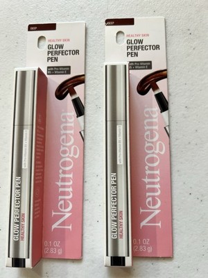 Neutrogena Glow Perfector Pen With Pro- Vitamin B5+Vitamin E- DEEP - Lot of 2