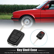 Pack of 1 Car 4 Buttons Uncut Key Fob Remote Control Case Shell Replacement