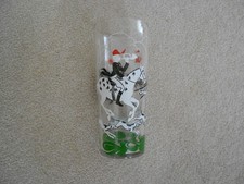 Vintage Horse and Hounds Cocktail Shaker Glas Englisch Jagd Reiten