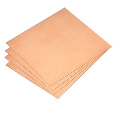 Pure Copper Sheet, 8pcs 2" x 2" x 0.02" 24 Gauge T2 Copper Metal Plate