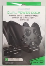 XBOX ONE Dual Charging Dock Station Controller Charger + 2 Extra Battery Packs